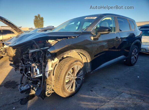 5N1BT3BAXPC823403 2023 NISSAN ROGUE Black წინა მარცხენა ხედი სამი მეოთხედიდან