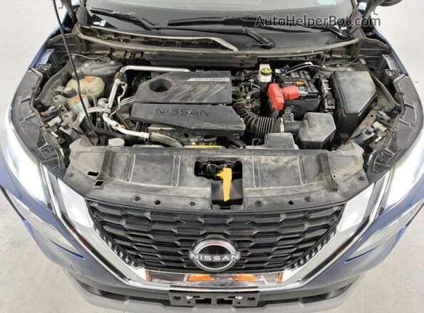5N1BT3BAXPC841819 2023 NISSAN ROGUE Blue Vista del compartimento del motor