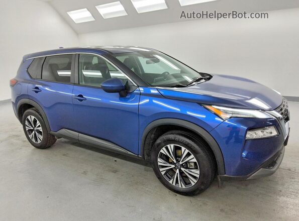 5N1BT3BAXPC841819 2023 NISSAN ROGUE Blue Delantero derecho