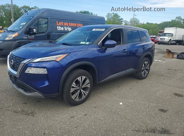 5N1BT3BB8PC846431 2023 NISSAN ROGUE Синий Передняя левая четверть