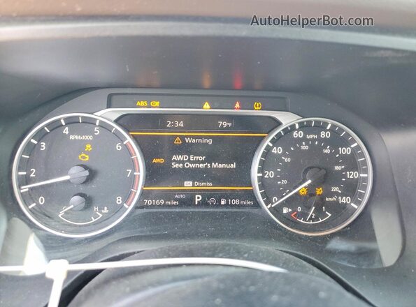 5N1BT3CB5PC794769 2023 NISSAN ROGUE Blue ხელსაწყოთა პანელის ხედი