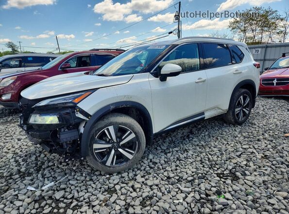 5N1BT3CB9PC856108 2023 NISSAN ROGUE White წინა მარცხენა ხედი სამი მეოთხედიდან