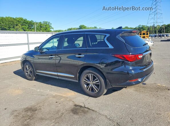 5N1DL0MM0HC542856 2017 INFINITI QX60 Black Հետևի ձախ