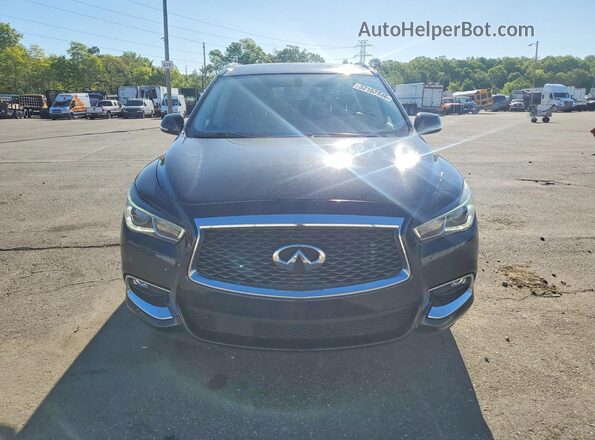 5N1DL0MM0HC542856 2017 INFINITI QX60 Black Դիմացի տեսք