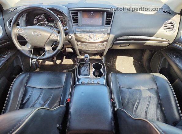 5N1DL0MM0HC550648 2017 INFINITI QX60 Синий Вид панели приборов