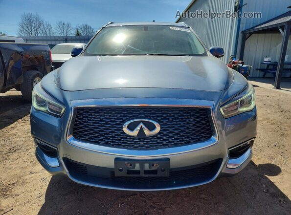 5N1DL0MM0HC550648 2017 INFINITI QX60 Синий Вид спереди