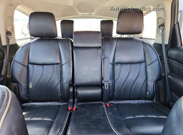 5N1DL0MM0HC550648 2017 INFINITI QX60 Синий Вид задних сидений