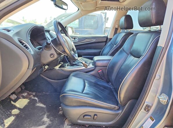 5N1DL0MM0HC550648 2017 INFINITI QX60 Синий Вид салона спереди