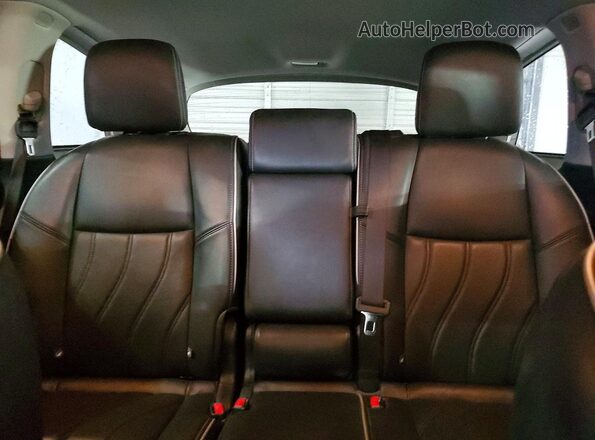 5N1DL0MM0JC531183 2018 INFINITI QX60 White Հետևի նստատեղերի տեսք