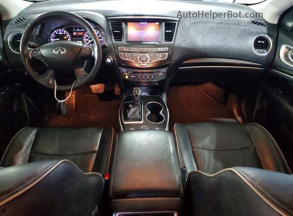5N1DL0MM0JC531183 2018 INFINITI QX60 White Առջևի վահանակի տեսք