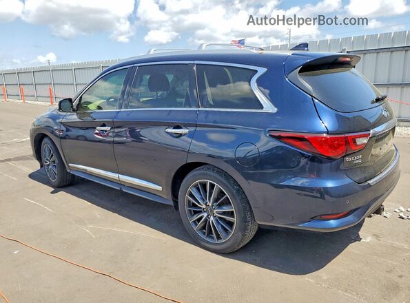 5N1DL0MM0KC550401 2019 INFINITI QX60 Синий Задняя левая четверть