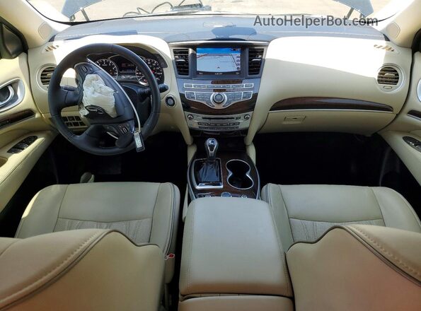 5N1DL0MM0KC550401 2019 INFINITI QX60 Синий Вид панели приборов