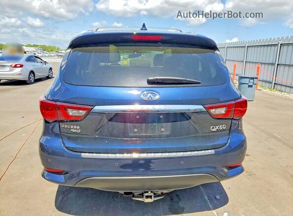 5N1DL0MM0KC550401 2019 INFINITI QX60 Синий Вид сзади