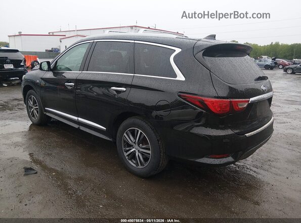 5N1DL0MM1HC540369 2017 INFINITI QX60 Черный Задняя левая четверть