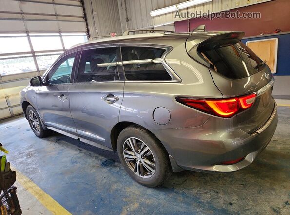5N1DL0MM1HC556474 2017 INFINITI QX60 Gray Задня ліва чверть