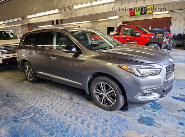 5N1DL0MM1HC556474 2017 INFINITI QX60 Gray Передня права чверть