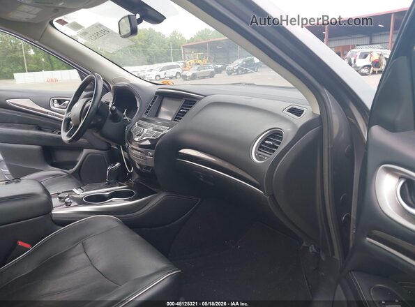 5N1DL0MM1HC558029 2017 INFINITI QX60 Gray Vista interior delantera