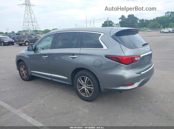 5N1DL0MM1HC558029 2017 INFINITI QX60 Gray Vista interior de 360 grados