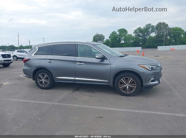 5N1DL0MM1HC558029 2017 INFINITI QX60 Gray Vista interior trasera