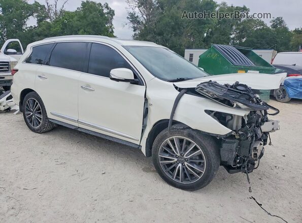 5N1DL0MM1LC519689 2020 INFINITI QX60 Белый Передняя правая четверть