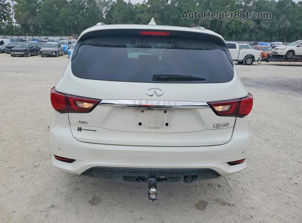 5N1DL0MM1LC519689 2020 INFINITI QX60 Белый Вид сзади
