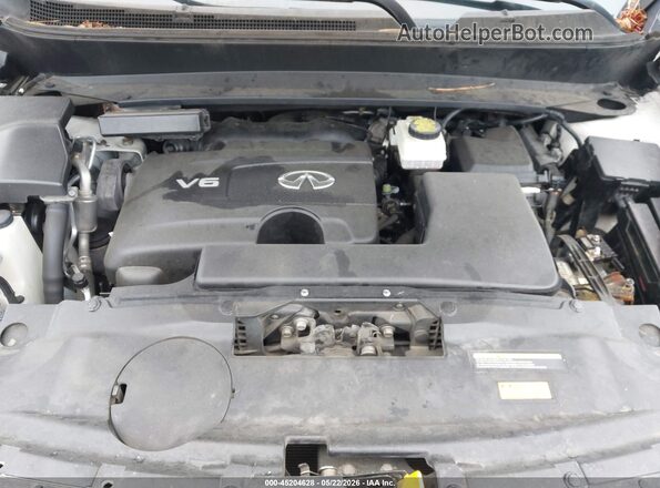 5N1DL0MM2HC542437 2017 INFINITI QX60 White Rear view