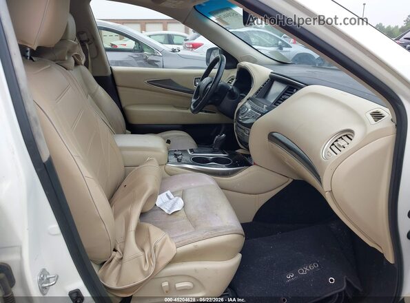 5N1DL0MM2HC542437 2017 INFINITI QX60 White Front interior view