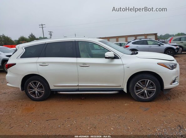5N1DL0MM2HC542437 2017 INFINITI QX60 White Rear interior view
