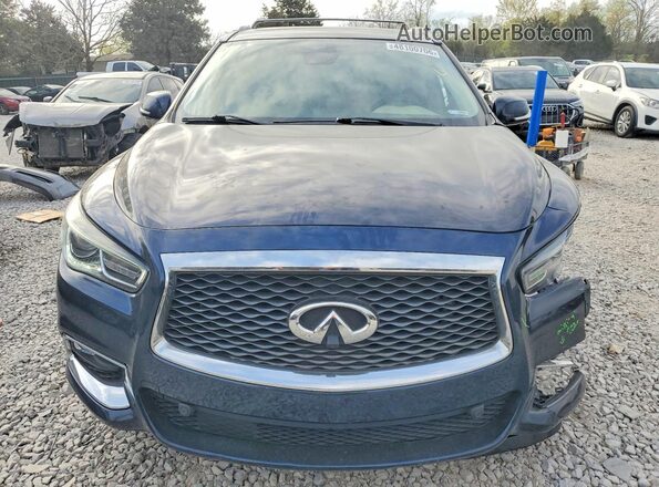 5N1DL0MM2JC518631 2018 INFINITI QX60 Blue Front view