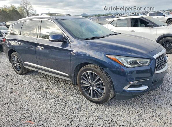 5N1DL0MM2JC518631 2018 INFINITI QX60 Blue Front right