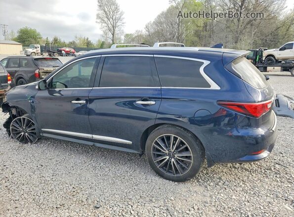 5N1DL0MM2JC518631 2018 INFINITI QX60 Blue Rear left