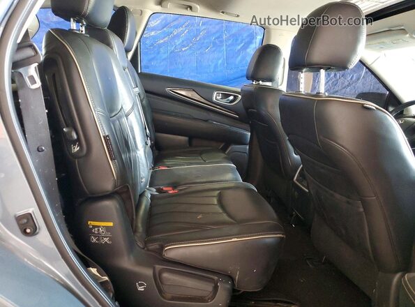 5N1DL0MM2JC533226 2018 INFINITI QX60 Blue Widok wnętrza z tyłu