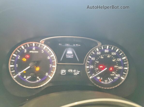 5N1DL0MM2JC533226 2018 INFINITI QX60 Blue Widok zestawu wskaźników
