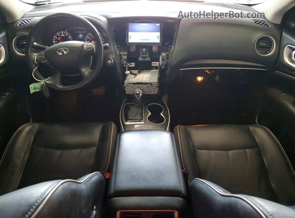 5N1DL0MM2JC533226 2018 INFINITI QX60 Blue Widok deski rozdzielczej