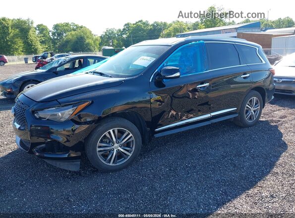 5N1DL0MM2KC562436 2019 INFINITI QX60 Черный Передняя левая четверть
