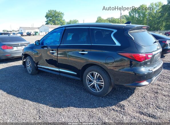 5N1DL0MM2KC562436 2019 INFINITI QX60 Черный Задняя левая четверть