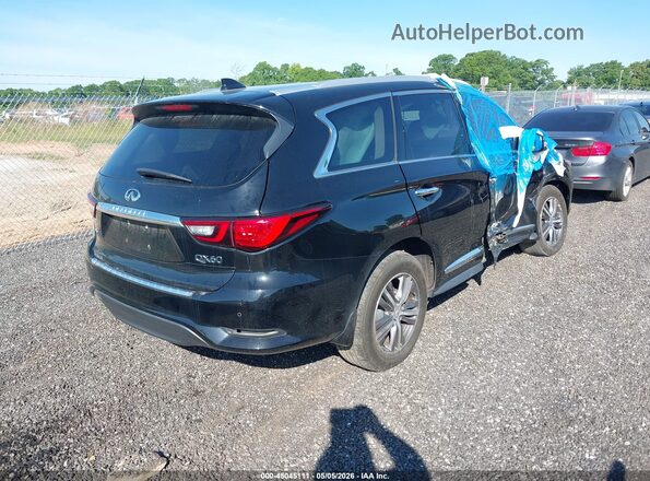 5N1DL0MM2KC562436 2019 INFINITI QX60 Черный Задняя правая четверть
