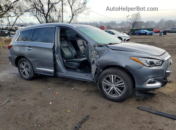 5N1DL0MM2LC510645 2020 INFINITI QX60 Серый Передняя правая четверть