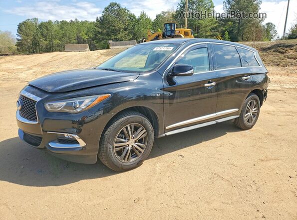5N1DL0MM2LC521225 2020 INFINITI QX60 Black Vista tres cuartos delantera izquierda
