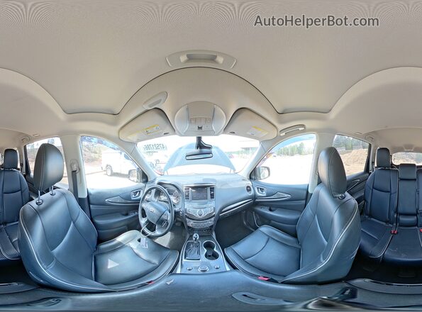 5N1DL0MM2LC521225 2020 INFINITI QX60 Black Vista interior de 360 grados