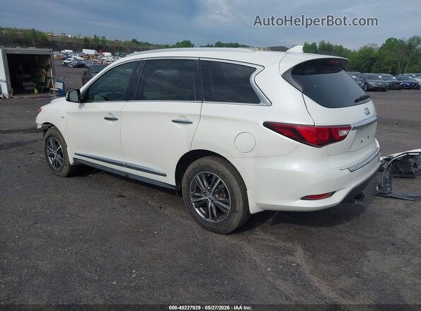 5N1DL0MM3HC559117 2017 INFINITI QX60 Белый Задняя левая четверть