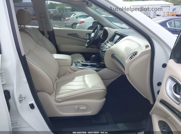 5N1DL0MM3HC559117 2017 INFINITI QX60 Белый Вид салона спереди