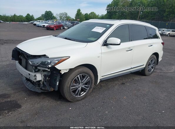5N1DL0MM3HC559117 2017 INFINITI QX60 Белый Передняя левая четверть