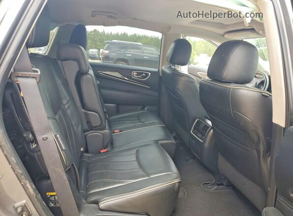 5N1DL0MM3JC520422 2018 INFINITI QX60 Gray Vista de los asientos traseros