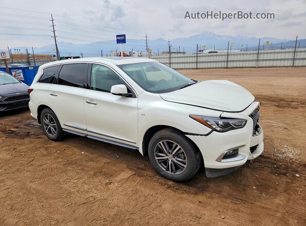 5N1DL0MM3KC507221 2019 INFINITI QX60 White წინა მარჯვენა