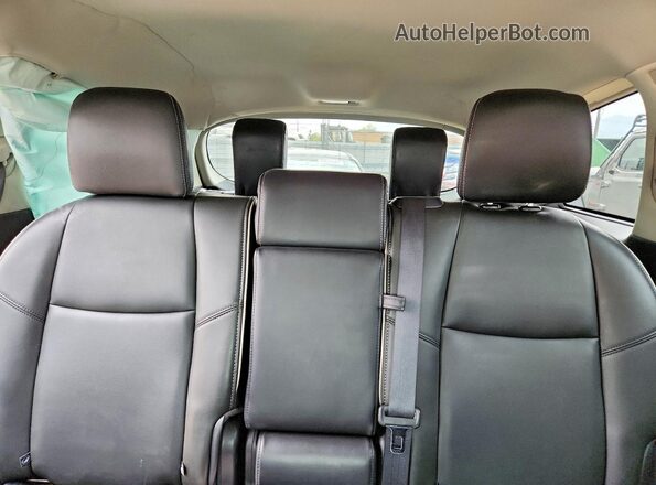 5N1DL0MM3KC507221 2019 INFINITI QX60 White უკანა სავარძლების ხედი
