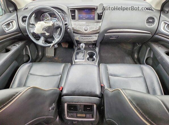 5N1DL0MM3KC507221 2019 INFINITI QX60 White წინა პანელის ხედი