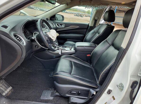 5N1DL0MM3KC507221 2019 INFINITI QX60 White წინა სალონის ხედი