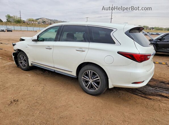 5N1DL0MM3KC507221 2019 INFINITI QX60 White უკანა მარცხენა