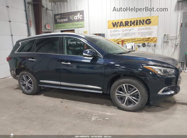 5N1DL0MM3KC525623 2019 INFINITI QX60 Синий Вид щитка приборов